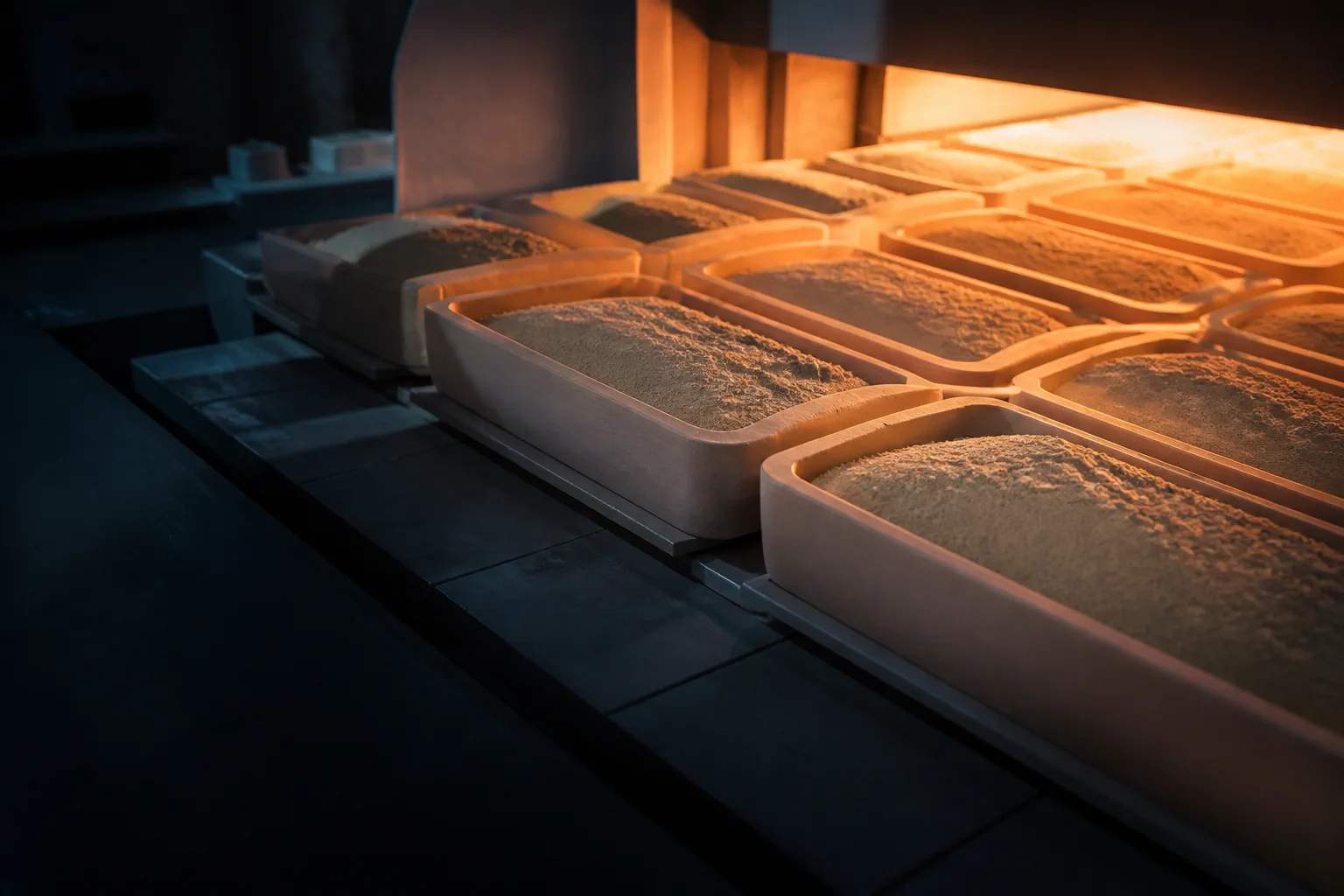 High-temperature firing of new energy materials